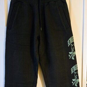 Market Studios Sweatpants Black Mens Medium Beware Of Humans Logo Streetware